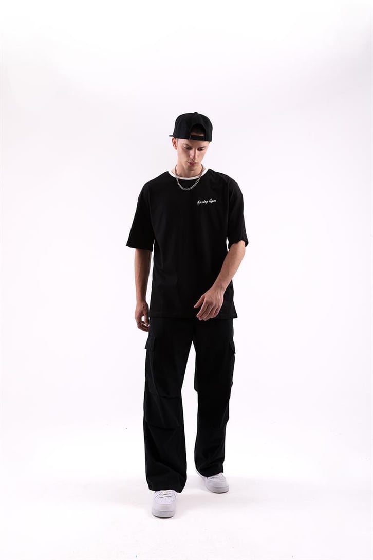 Boxing Gym Sırt Baskılı Oversize Tshirt