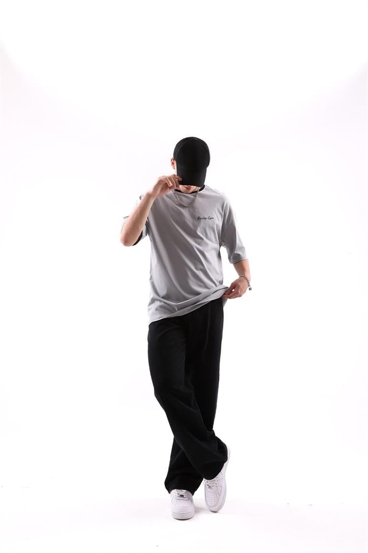 Boxing Gym Sırt Baskılı Oversize Tshirt