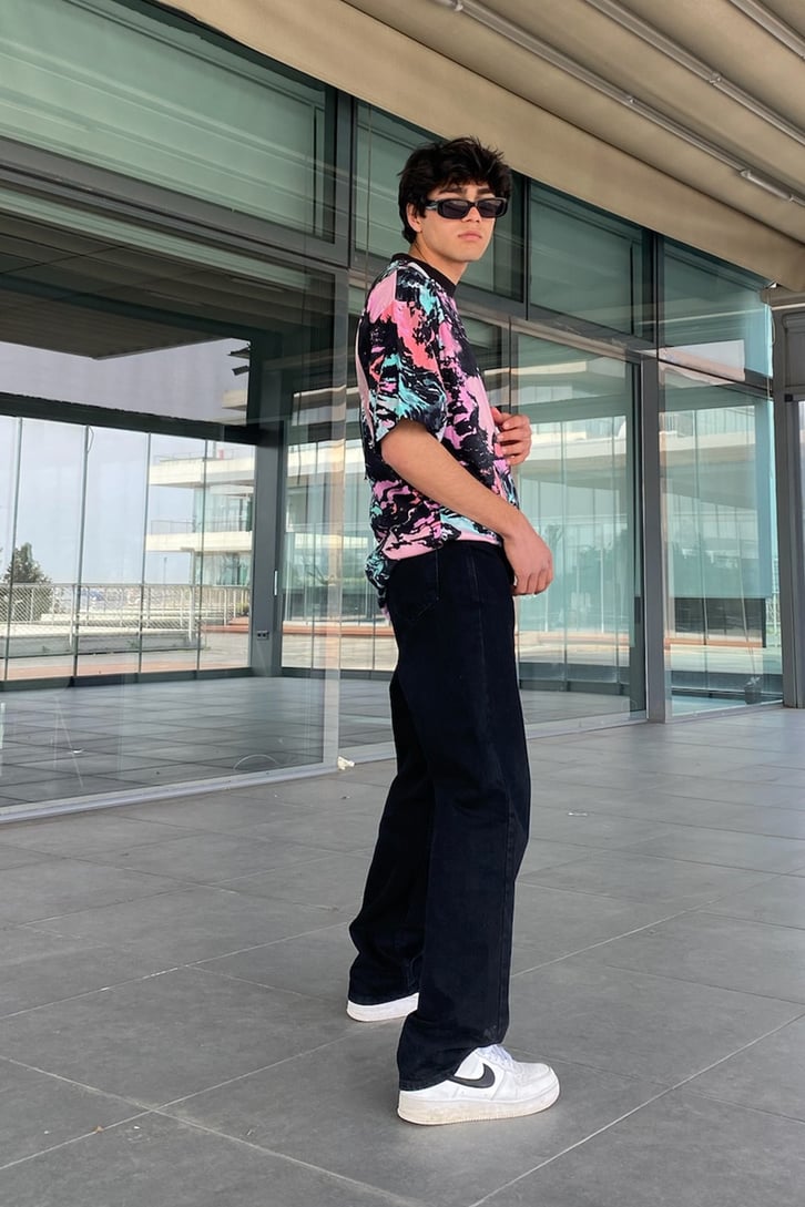 Brushed Batik Oversize Tshirt