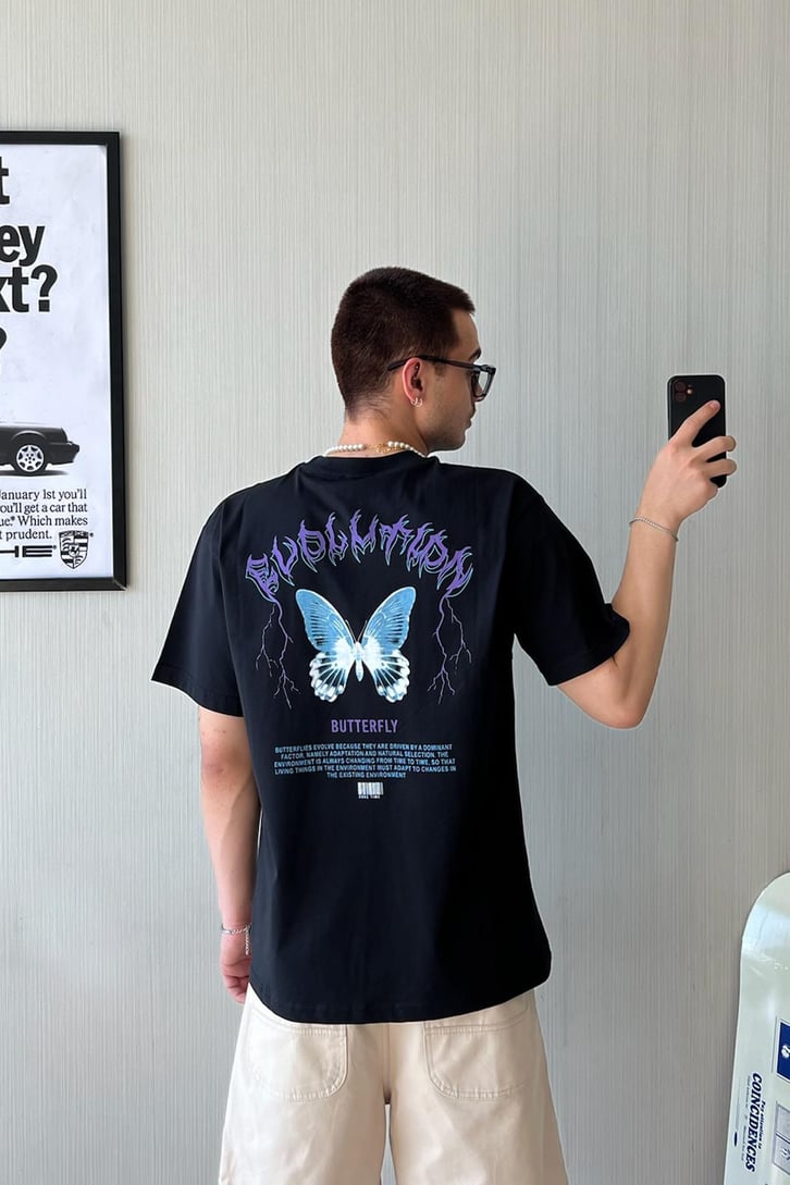 Butterfly Effect Oversize Tişört