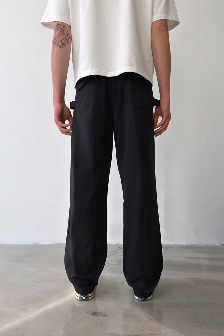Casual Regular Fit Paraşüt Kumaş Pantolon