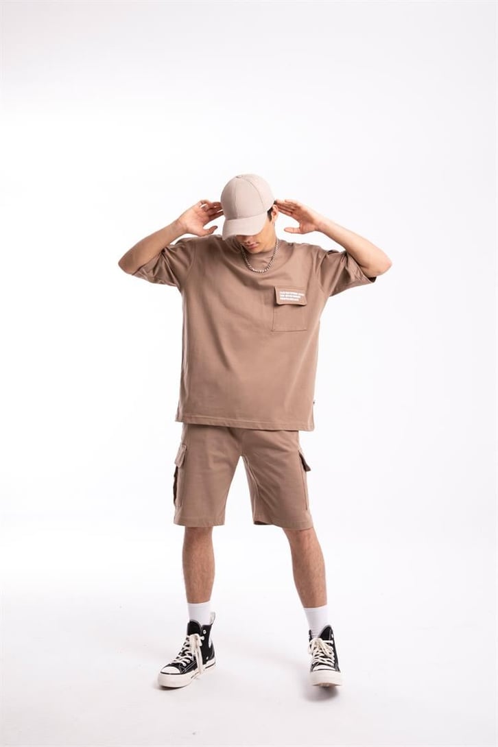 Cep Detaylı  Oversize Takım