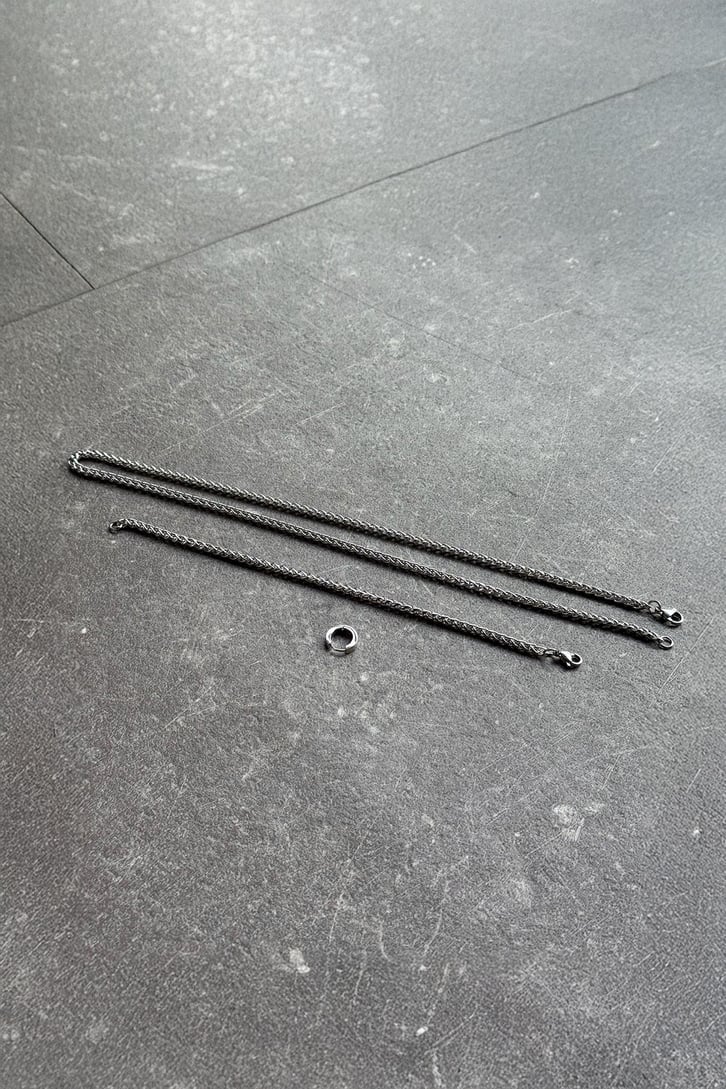 Chalmp Chain Model Gümüş Set