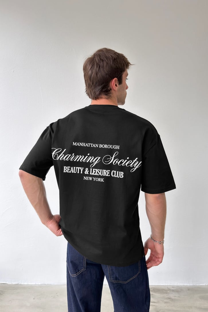 Charming Society Baskılı Tişört