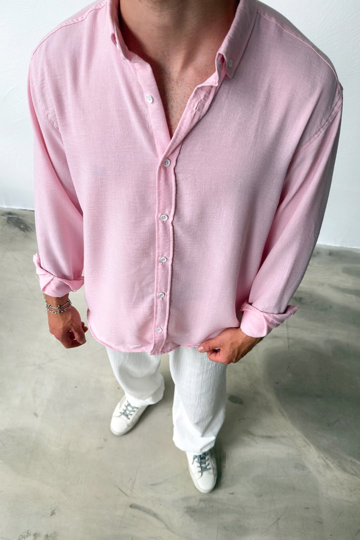 Chill Cozy Relax Fit Bej Gömlek