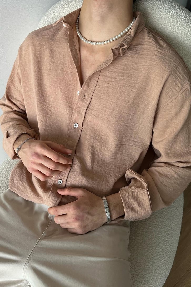 Chill Cozy Relax Fit Vizon Gömlek