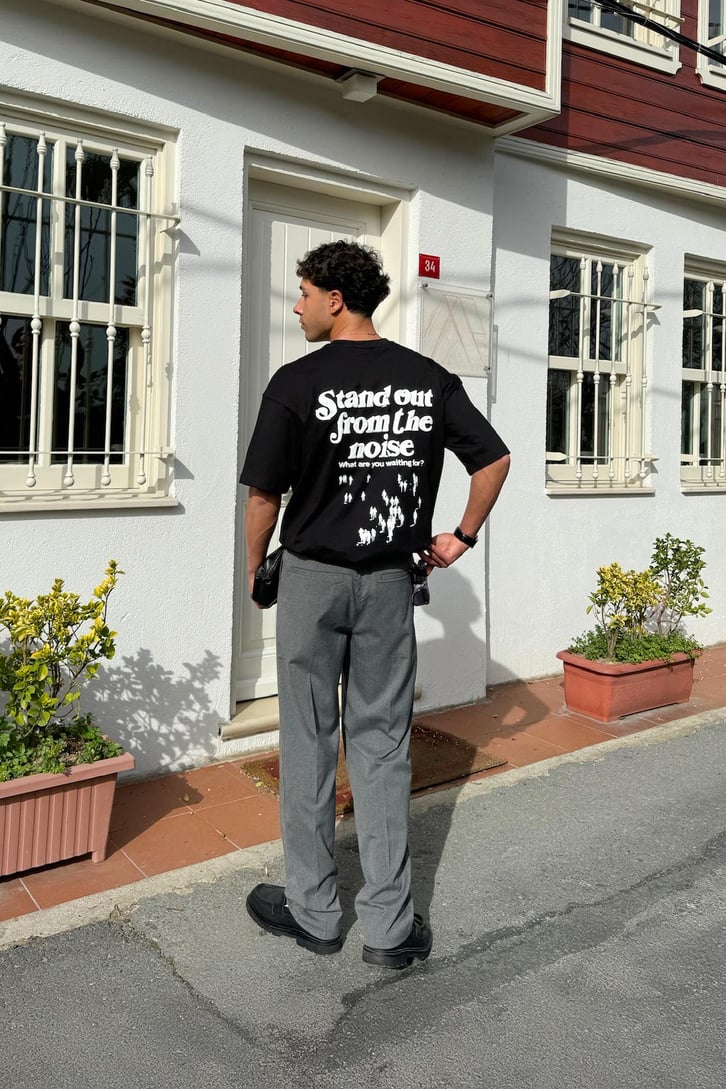 Çift Pileli Kumaş Pantolon