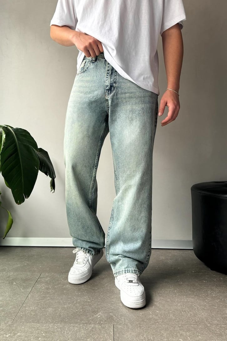 Çizgi Detay Baggy Jean