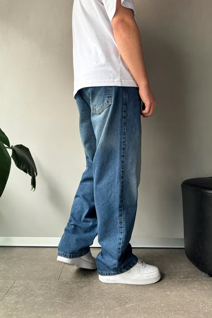 Çizgi Detay Baggy Jean
