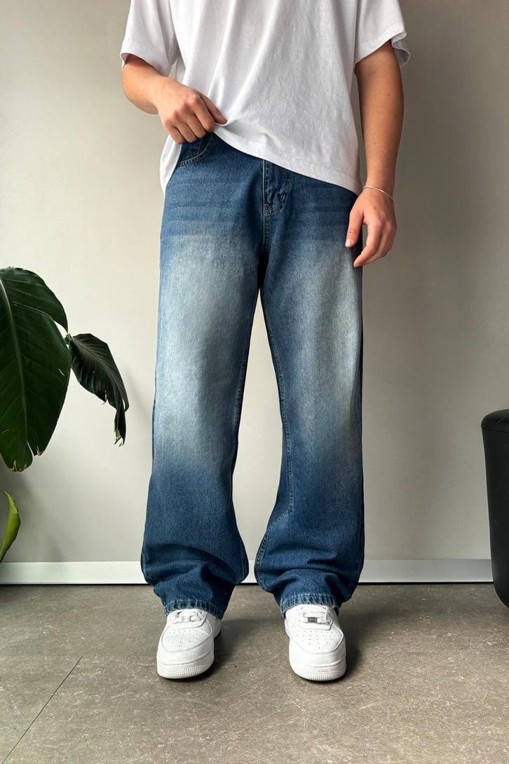 Çizgi Detay Baggy Jean