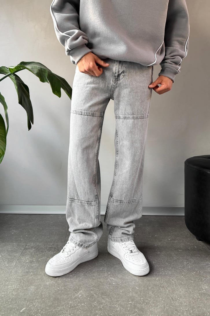 Çizgi Detaylı Regular Jean