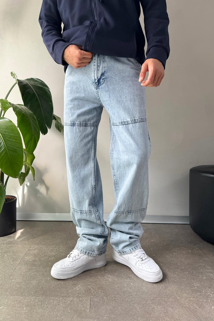 Çizgi Detaylı Regular Jean