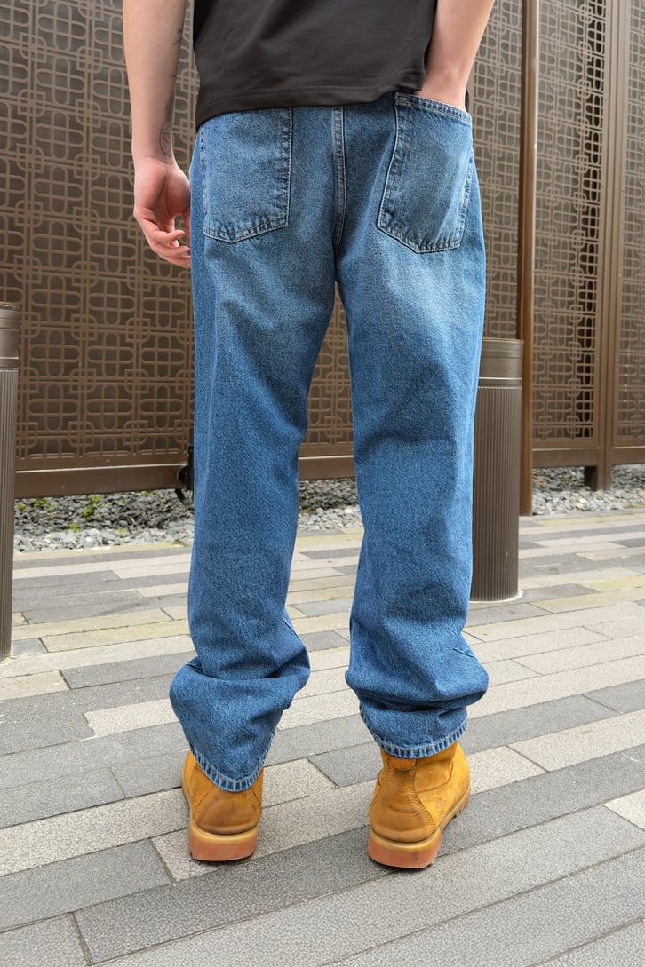Çizgili Regular Jean
