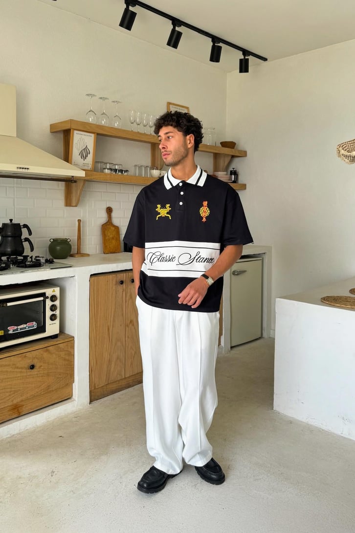 Classic Stance Ara Biyeli Polo Yaka Tişört