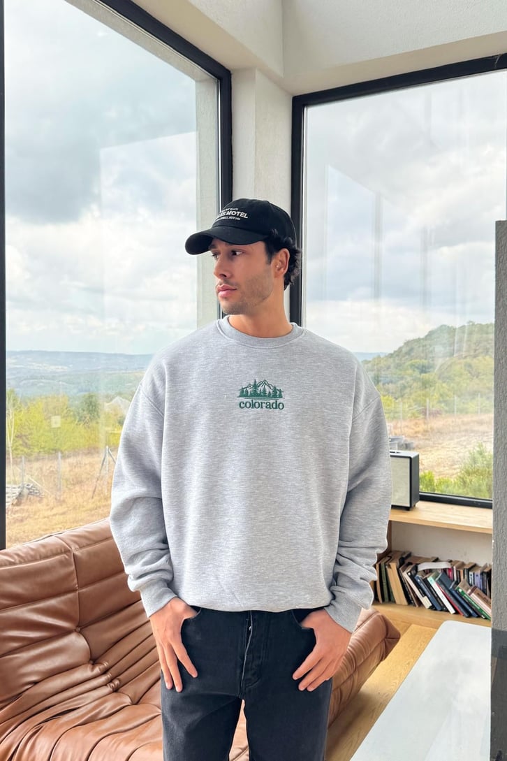 Colorado Nakışlı Sweatshirt