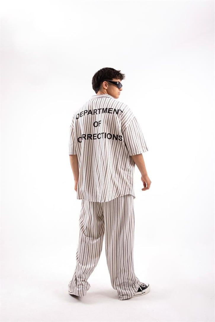Corrections Çizgili Oversize Takım