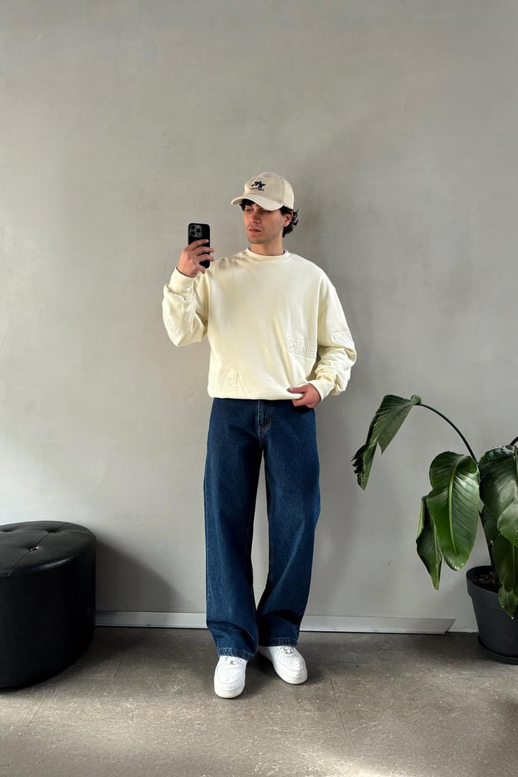 Creative Nakışlı Sweatshirt