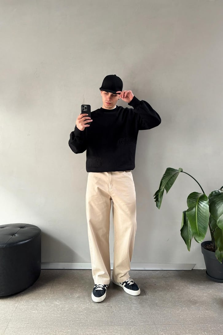 Creative Nakışlı Sweatshirt