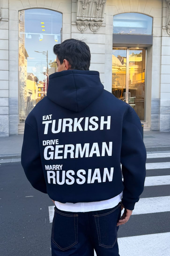 Creed Navy Blue Hoodie