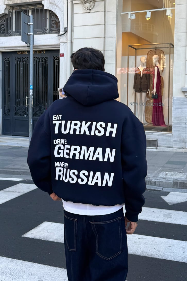 Creed Navy Blue Hoodie