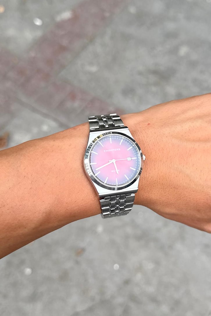 Crimson Hour Wristwatch