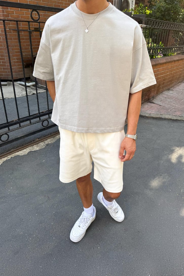 Crop Fit Basic Tişört