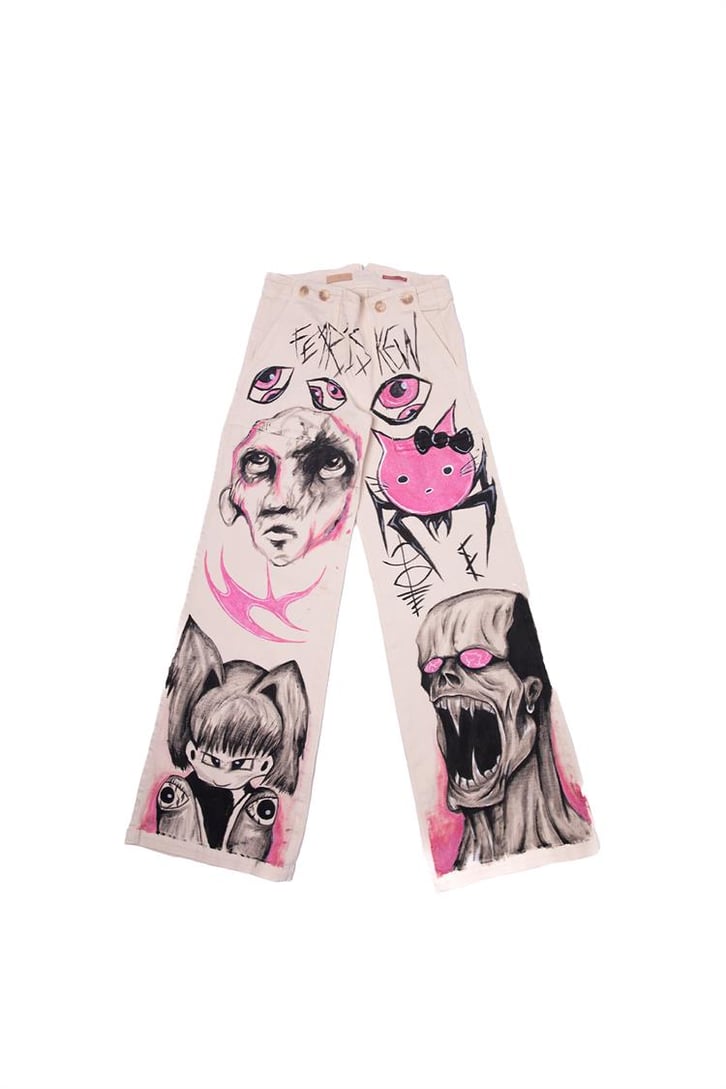 Cute Monster Women Custom  Pants
