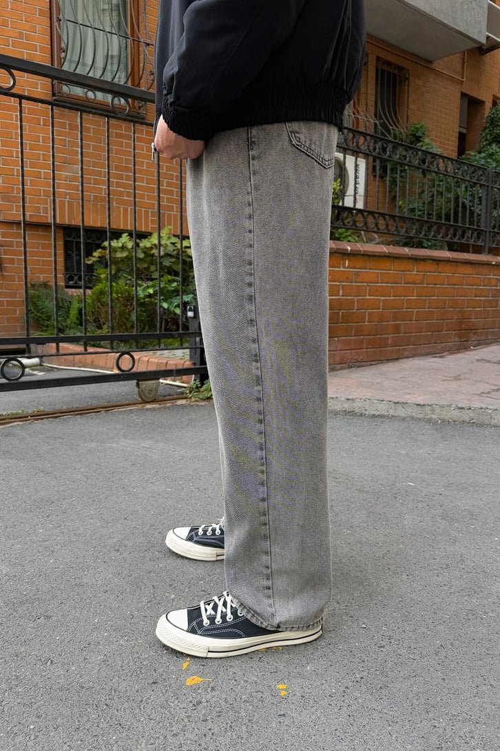 Dark Grey Regular Pants