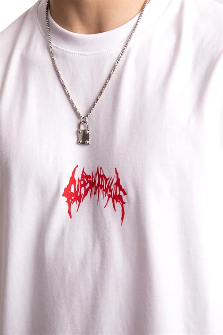 Dark Phobia Sırt Baskılı Oversize Tshirt