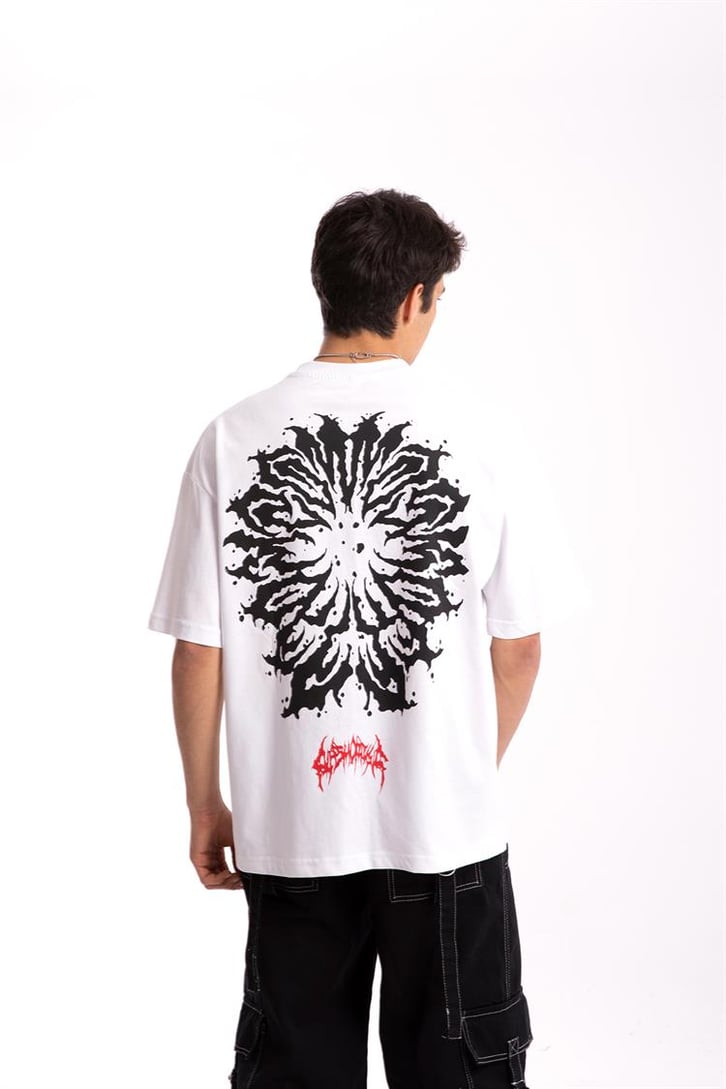Dark Phobia Sırt Baskılı Oversize Tshirt