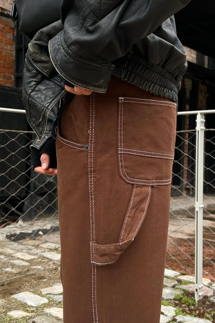 Darkstyle Baskılı Baggy Jean