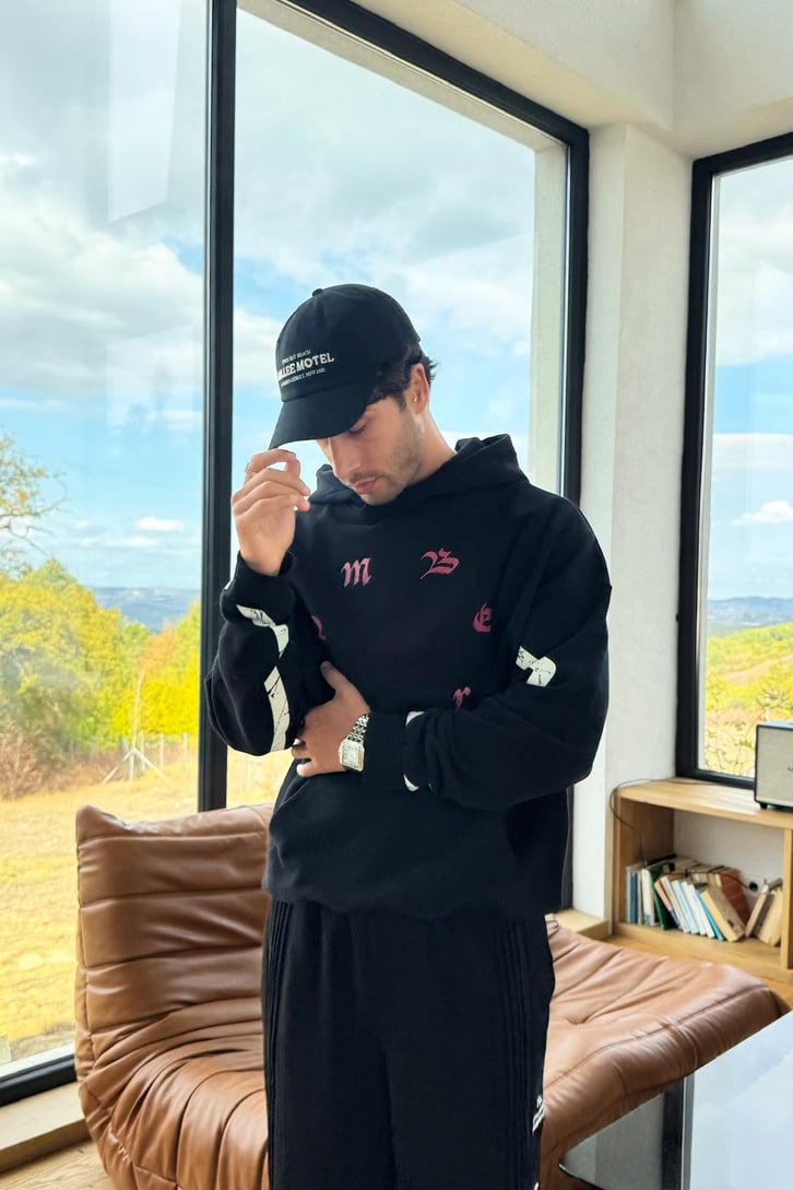Desenli Hoodie