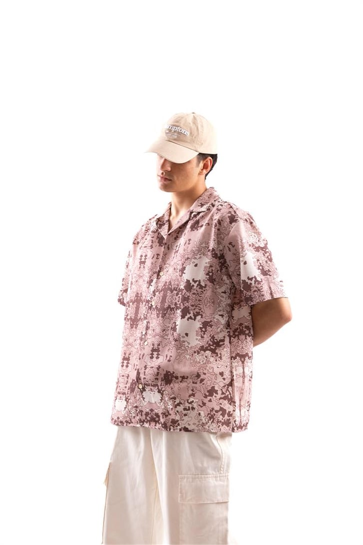 Desenli Oversize Gömlek