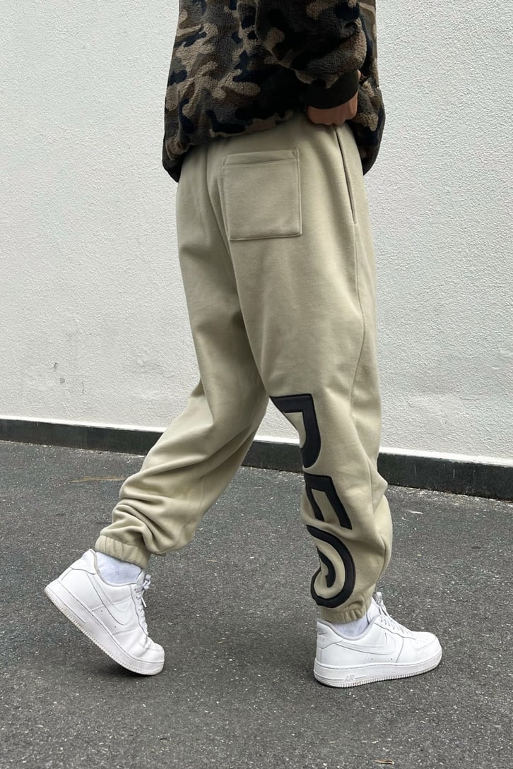 DF Collection Bej Polar Eşofman Altı