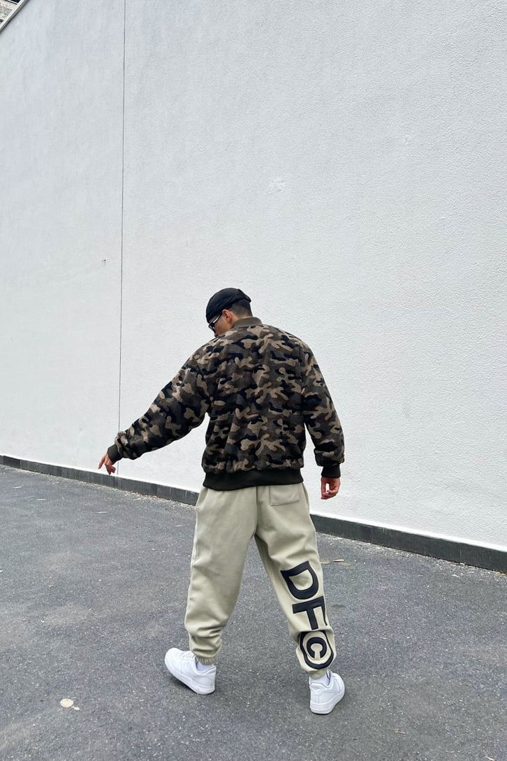 DF Collection Bej Polar Eşofman Altı