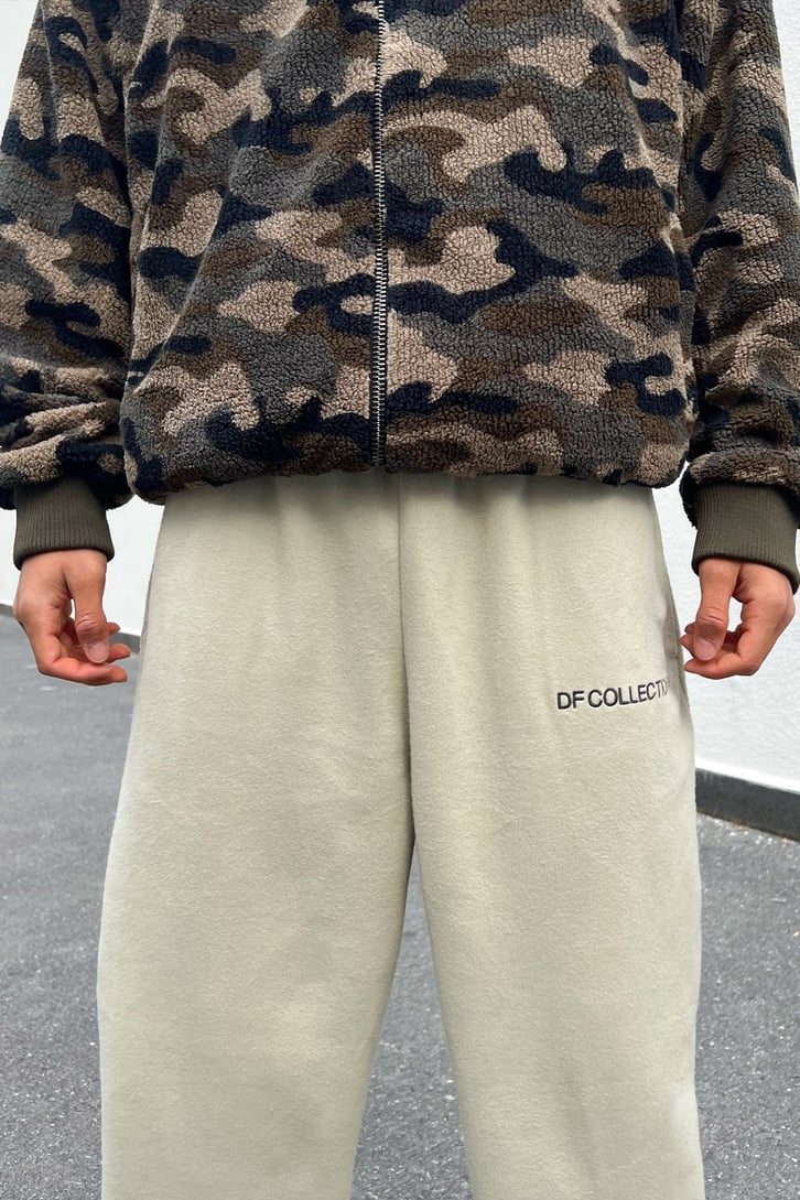DF Collection Bej Polar Eşofman Altı