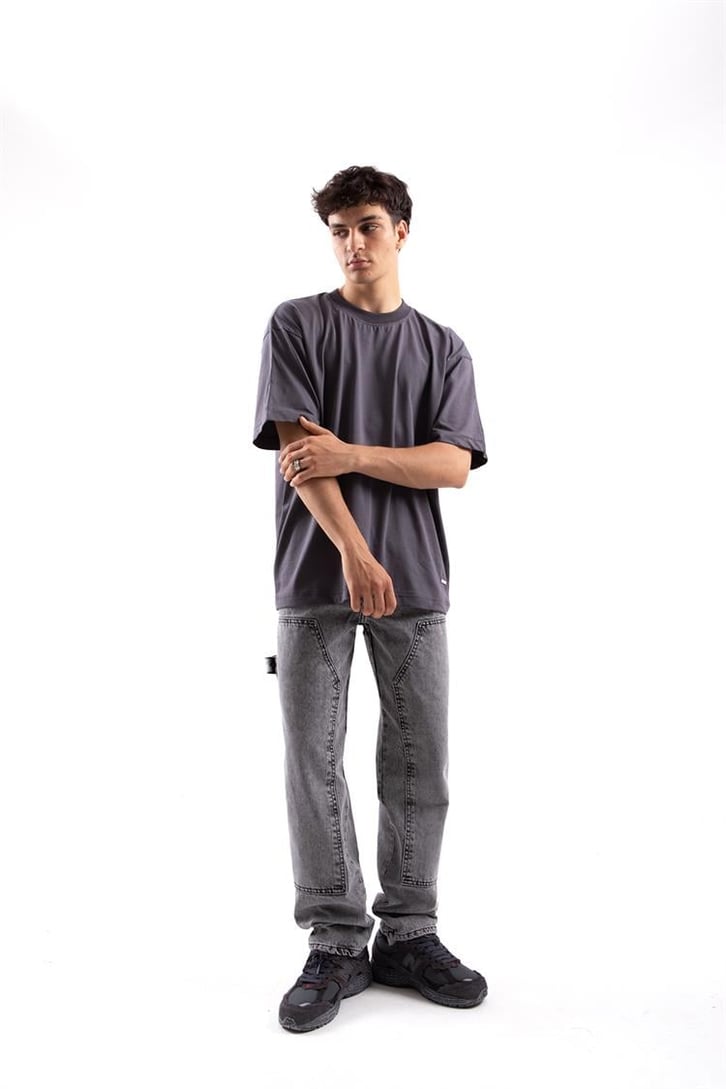 Dikiş Detay Baggy Jean