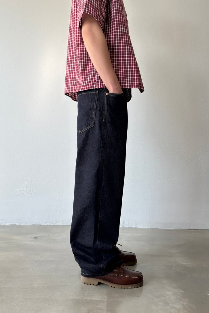 Dikiş Detaylı Baggy Jean