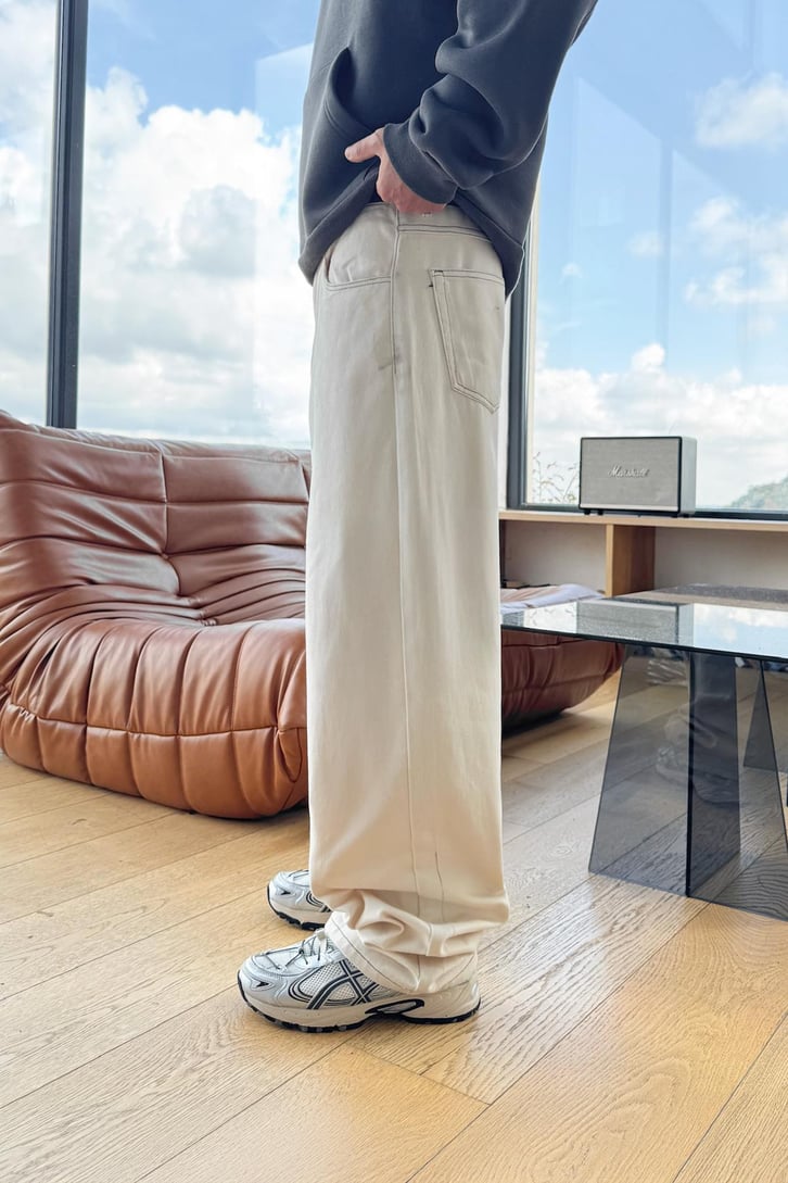 Dikişli Baggy Pantolon