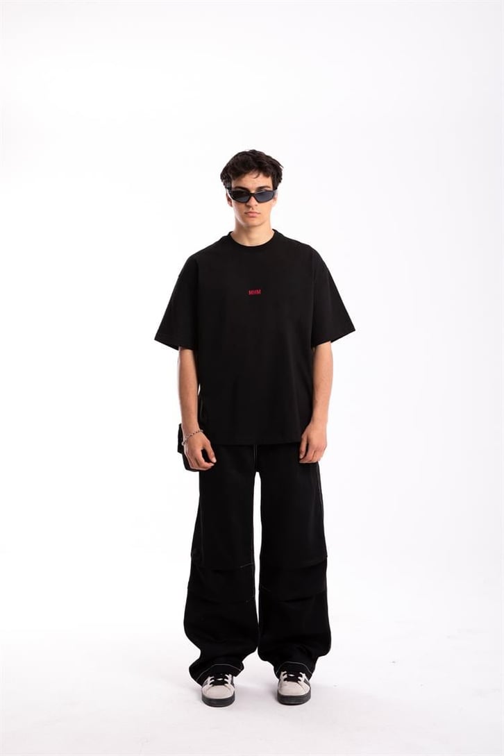 Disaster Sırt Baskılı Oversize Tişört