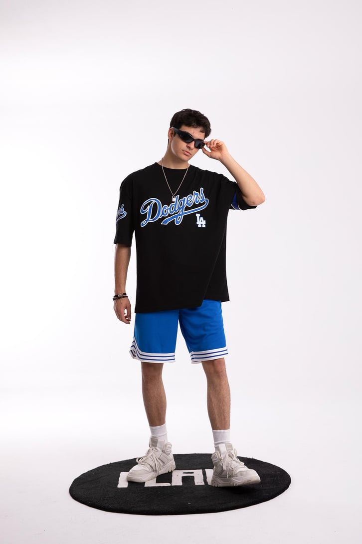 Dodgers Baskılı Oversize Tshirt