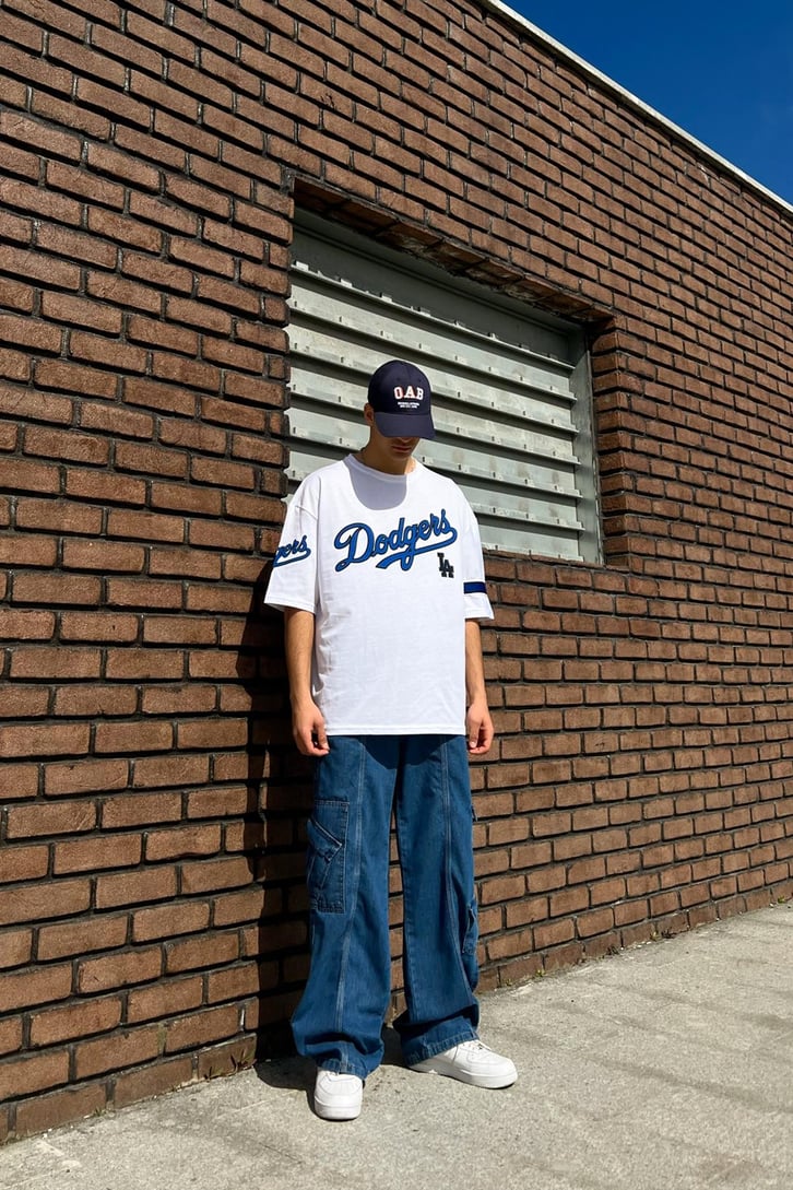 Dodgers Baskılı Oversize Tshirt