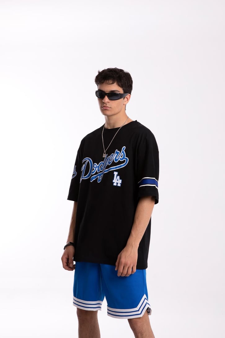 Dodgers Baskılı Oversize Tshirt