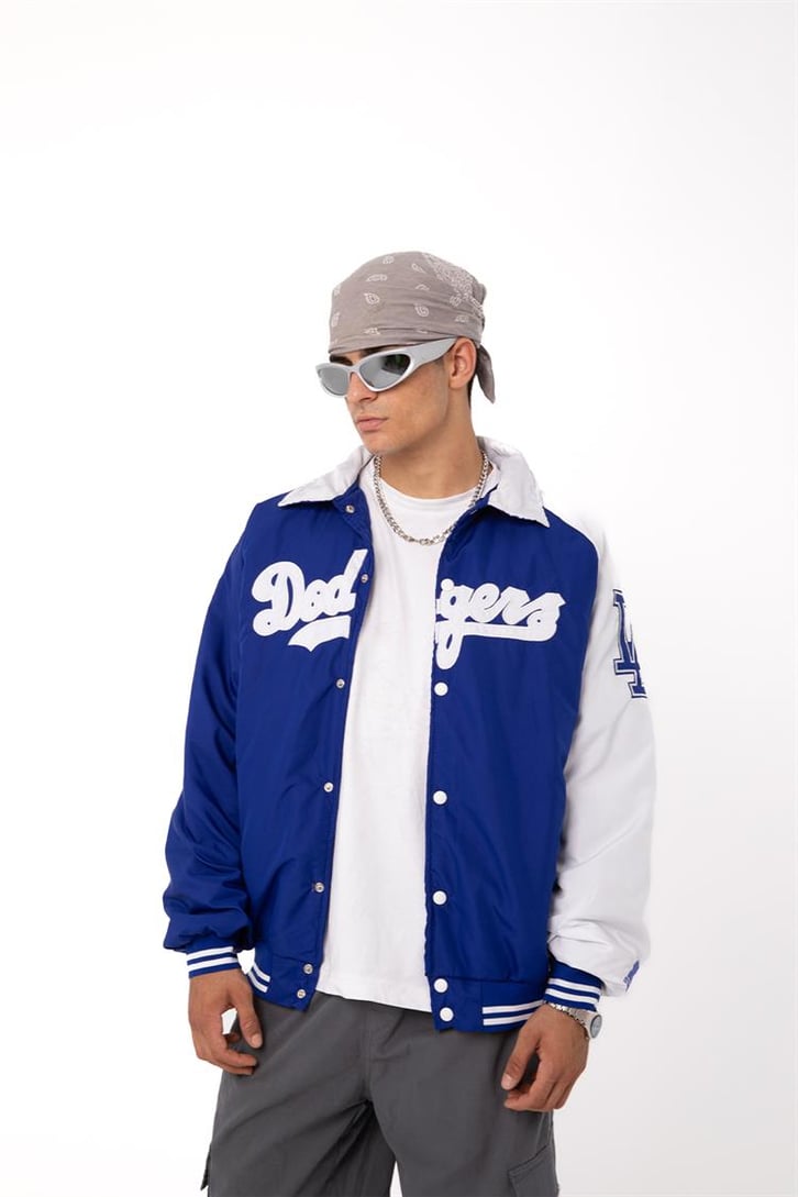 Dodgers Nakışlı Bomber Ceket