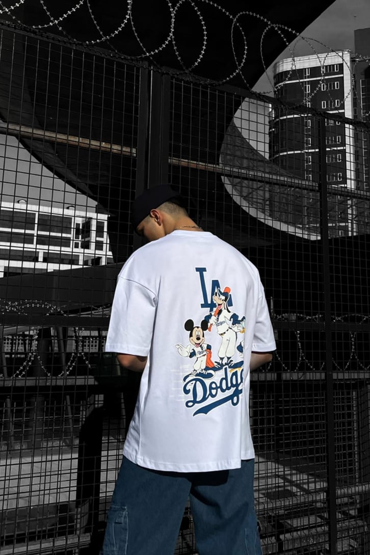 Dodgers Sırt Baskılı Oversize Tshirt