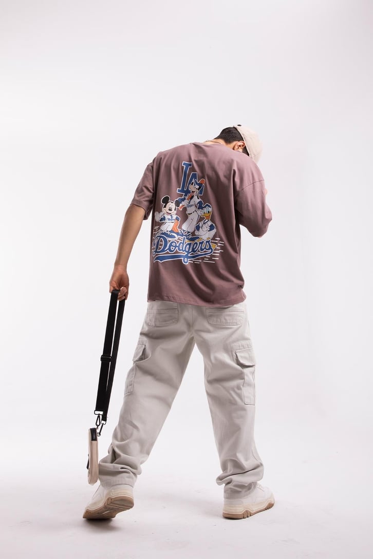 Dodgers Sırt Baskılı Oversize Tshirt
