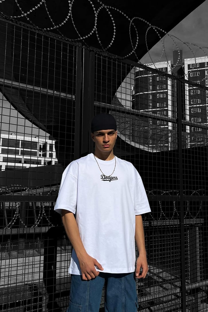Dodgers Sırt Baskılı Oversize Tshirt