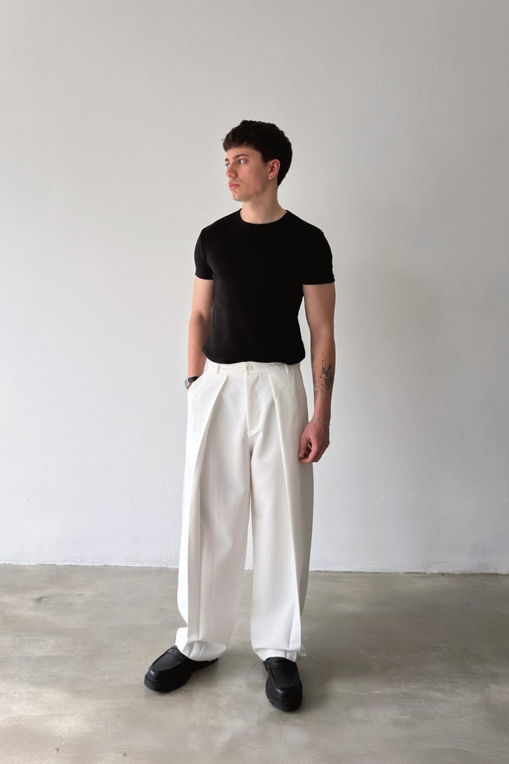 Double Palazzo Pantolon