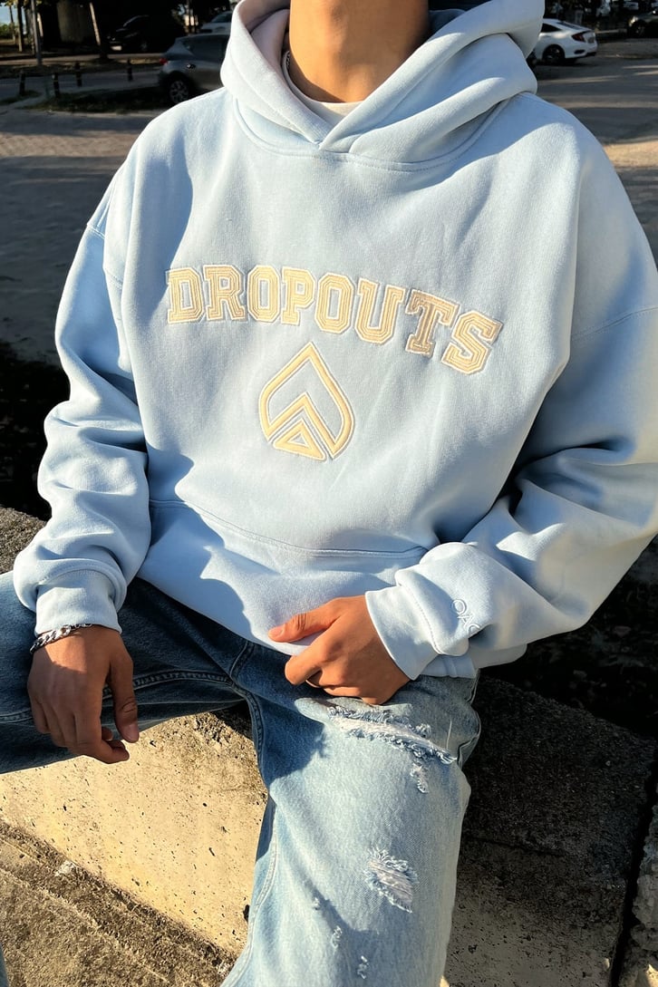 Dropouts Nakışlı Oversize Sweatshirt