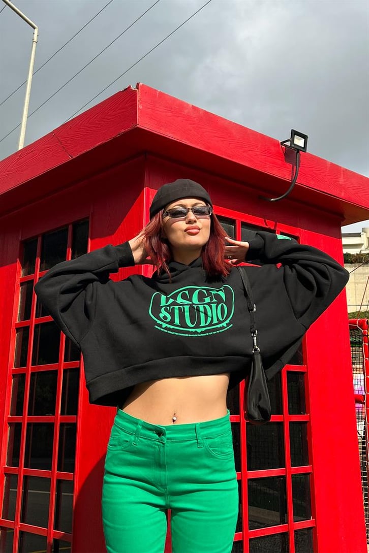 DSGN Studio Baskılı Oversize Sweatshirt